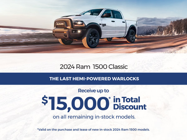 2024 RAM 1500 Classic Offer