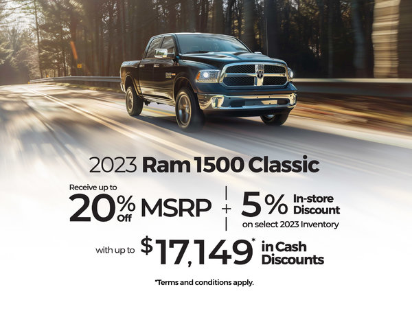2023 RAM 1500 Classic Offer
