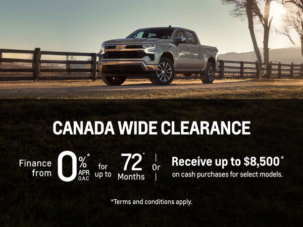 Canada Wide Clearance