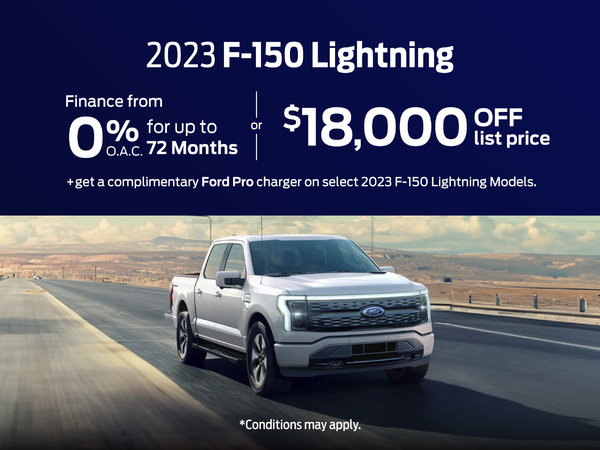 2023 Ford F-150 Lightning Local Offer