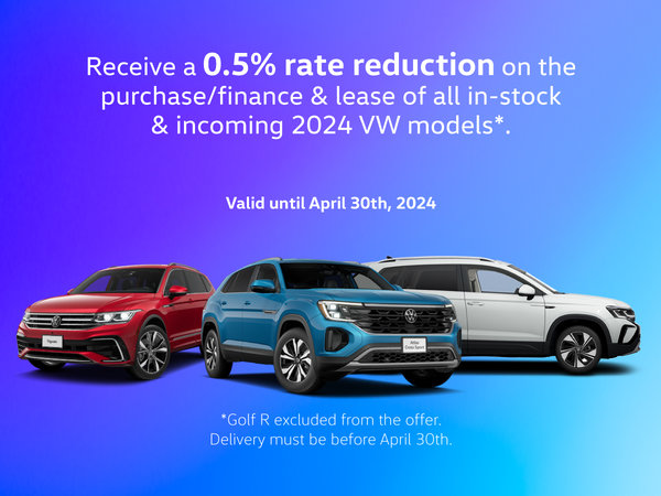 Humberview VW Rate Reduction Offer
