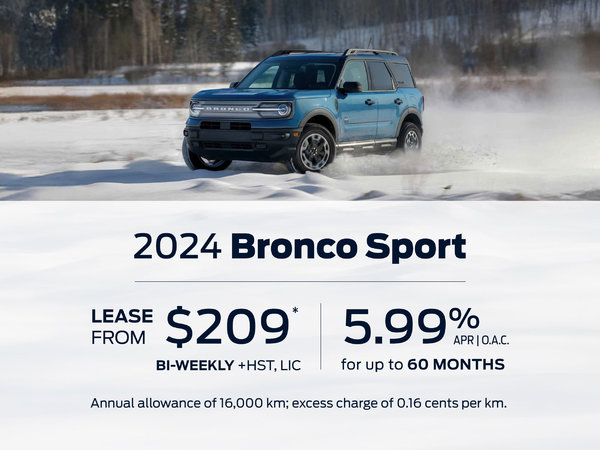 2024 Bronco Sport Lease Offer