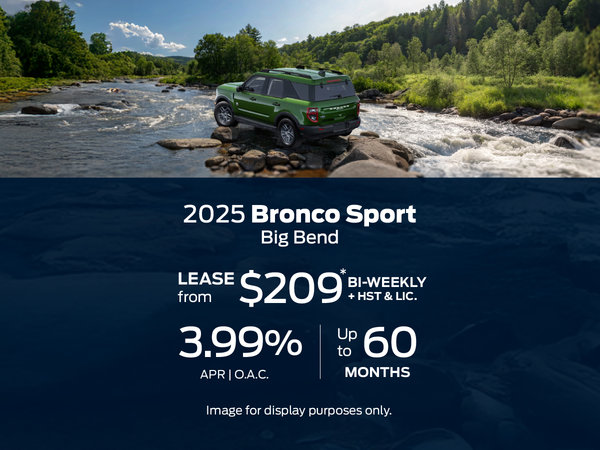 2025 Bronco Sport Special Offer