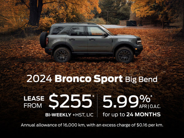 2024 Bronco Sport Lease Offer