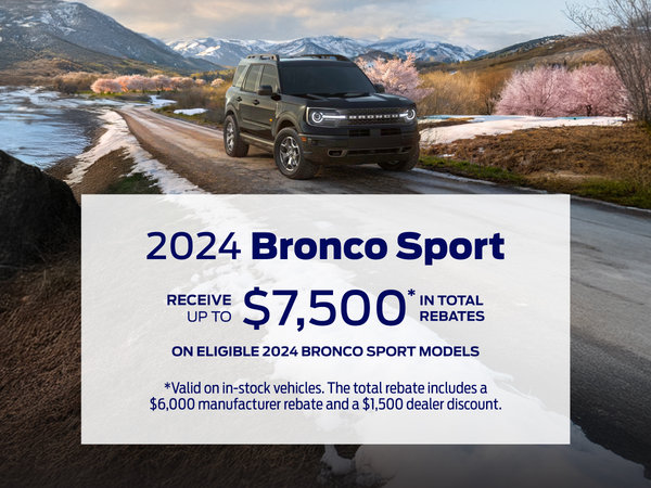 2024 Bronco Sport Special Offer