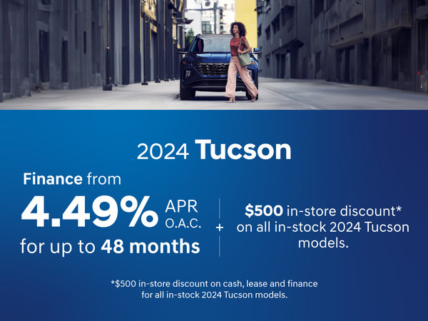2024 Hyundai Tucson Finance Offer