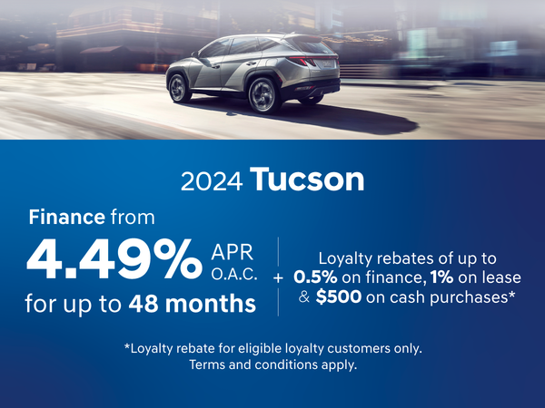 2024 Hyundai Tucson Finance Offer