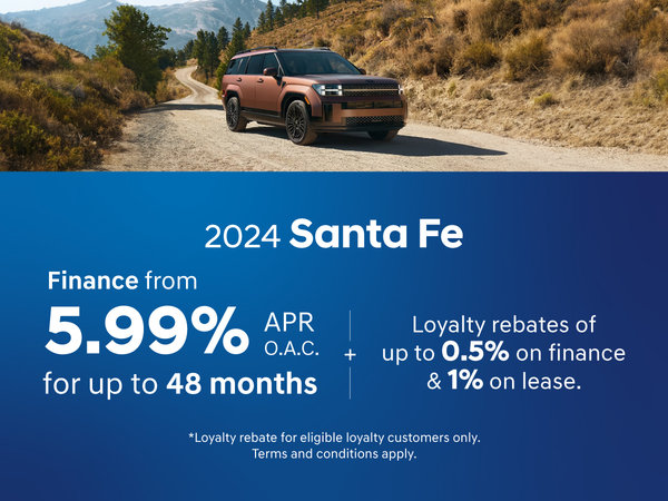 2024 Hyundai Santa Fe Finance Offer