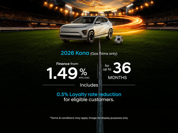2026 Hyundai Kona Special Offer