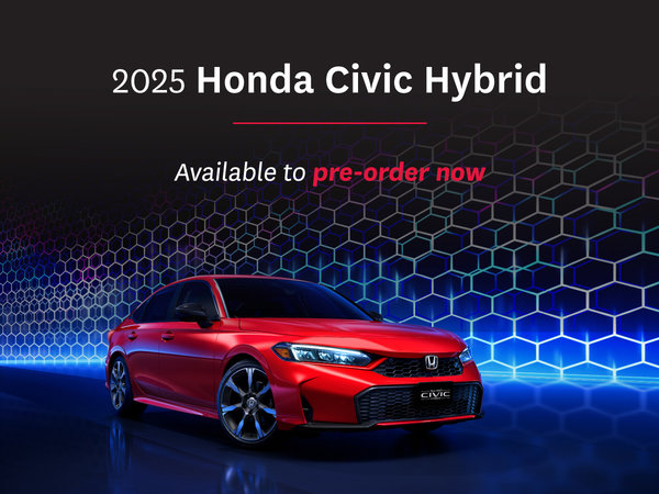 2025 Honda Civic Touring Hybrid - Pre-order Now