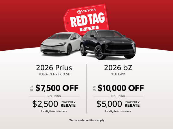 Toyota Red Tag Days