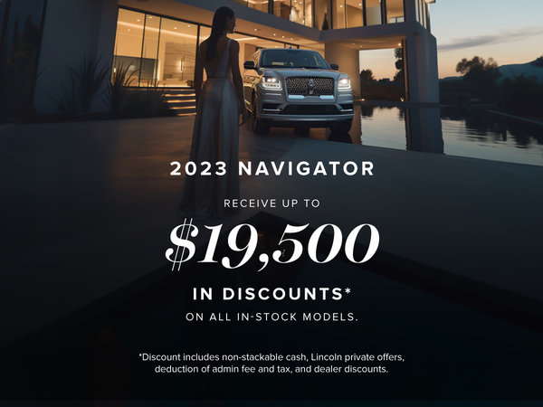 2023 Lincoln Navigator Offer