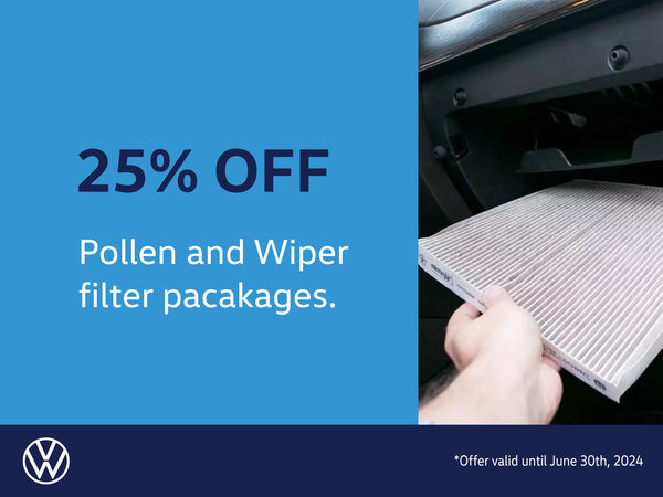 Pollen and Wiper filter packages