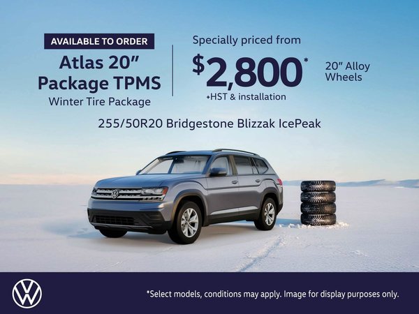 VW Atlas 20' with TPMS Winter Tire Package