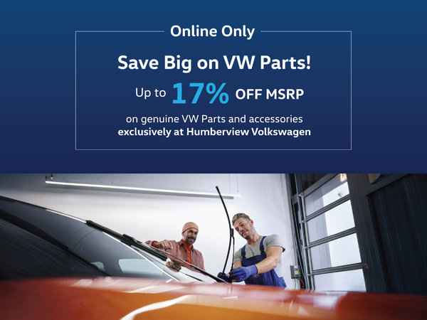 VW Parts & Accessories Offer