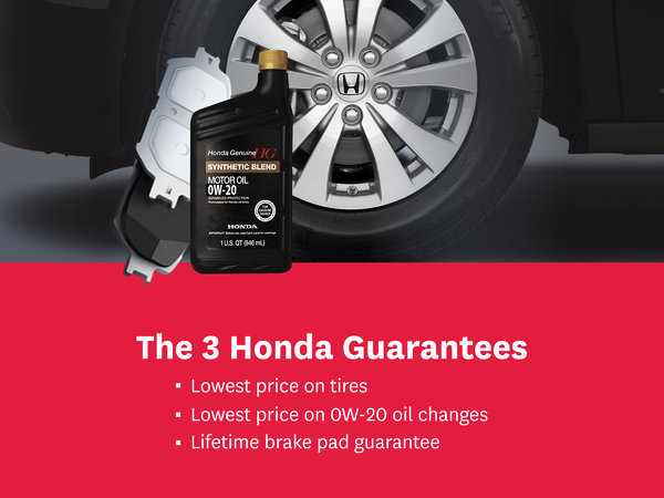 The 3 Honda Guarantees