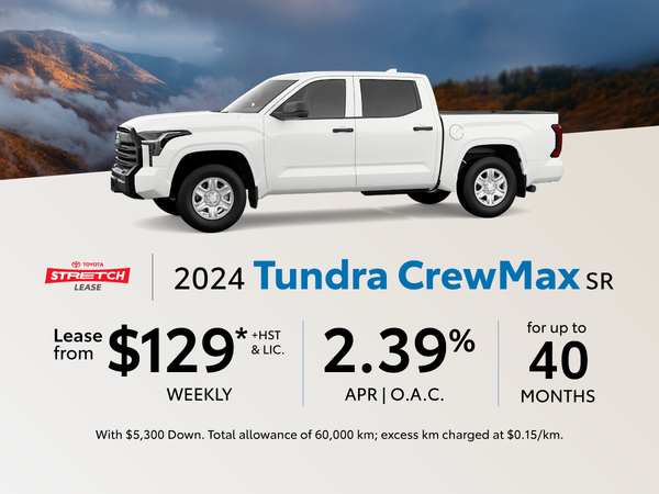 2024 Toyota Tundra Lease and Finance Offers