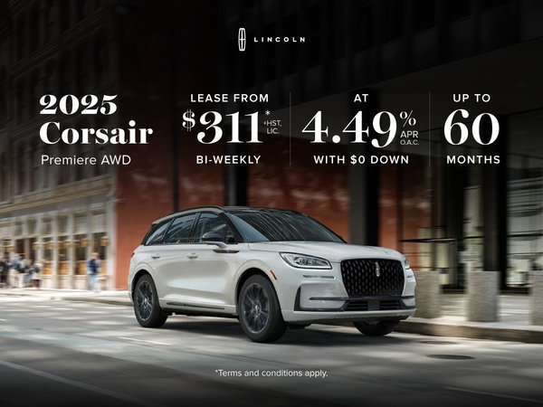 2025 Lincoln Corsair Special Offer