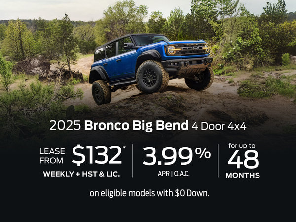 2025 Ford Bronco Big Band - Special Offer