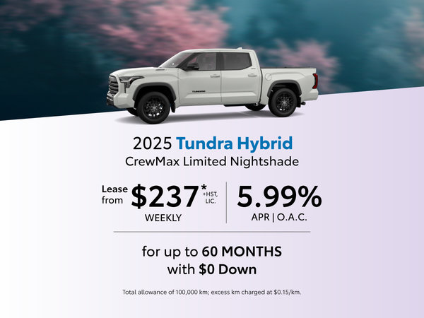 2025 Toyota Tundra Hybrid Lease Offer