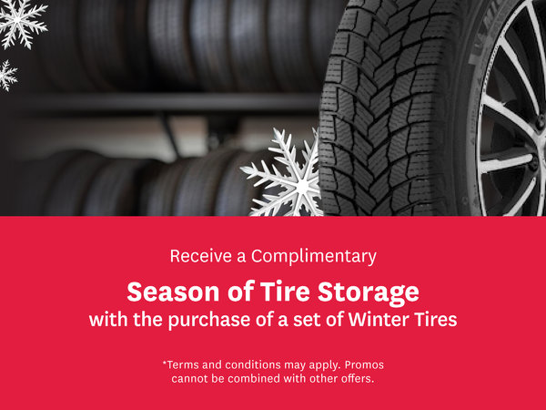 Complimentary Season of Tire Storage