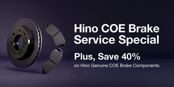 Hino COE Brake Service Special