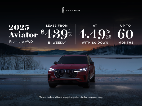 2025 Lincoln Aviator Special Offer in Barrie