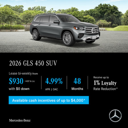2026 GLS 450 4MATIC SUV - Lease and Finance Offers