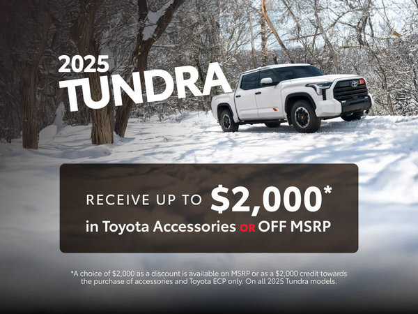 Toyota Tundra Special Offer