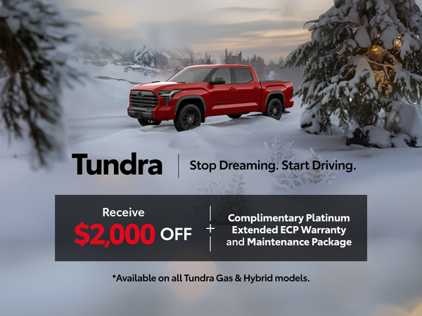 Toyota Tundra Special Offer