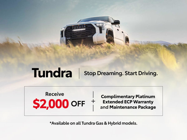 Toyota Tundra Special Offer