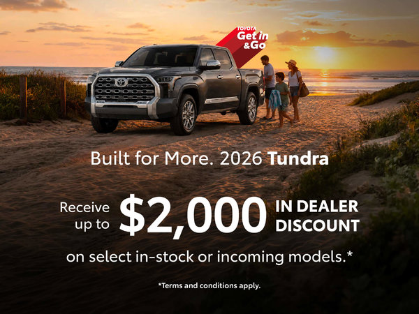 Toyota Tundra Special Offer