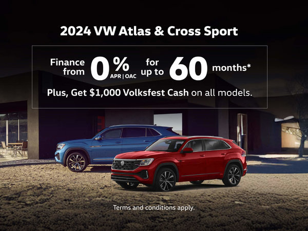 Humberview VW 2024 Atlas & Cross Sport Finance Offer