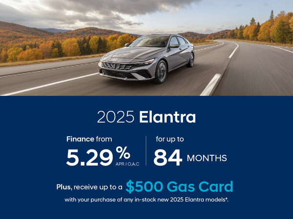 2025 Hyundai Elantra Special Offer