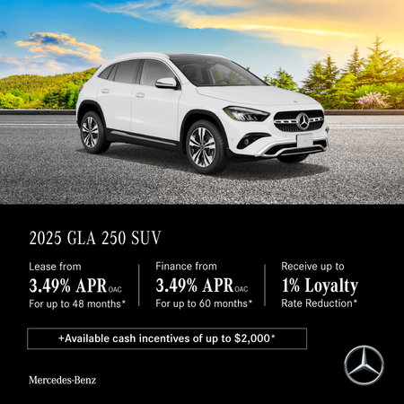 2025 GLA 250 4MATIC SUV - Lease and Finance Offers