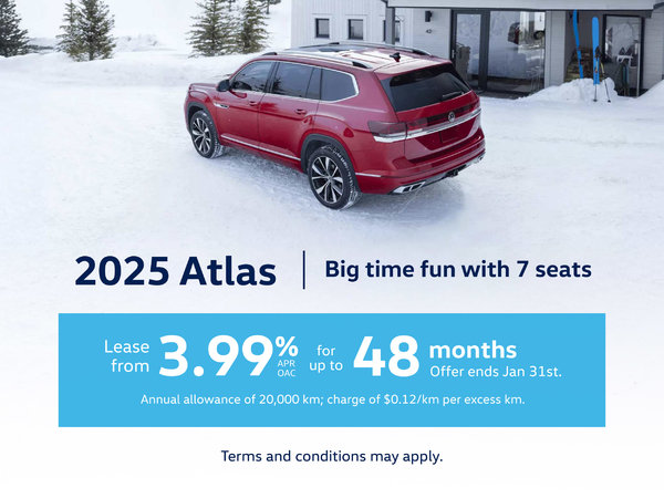 2025 Volkswagen Atlas Lease and Finance Offers