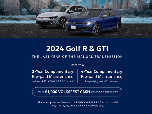 2024 VW Golf R & GTI Offers