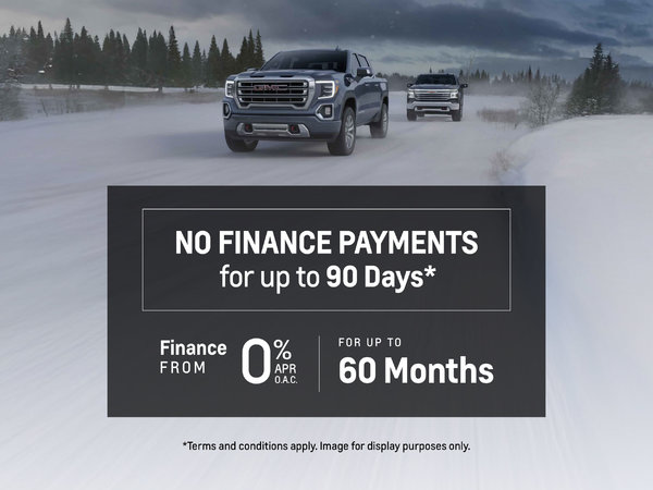 GM Truck - No Finance Payments For Up to 90 Days