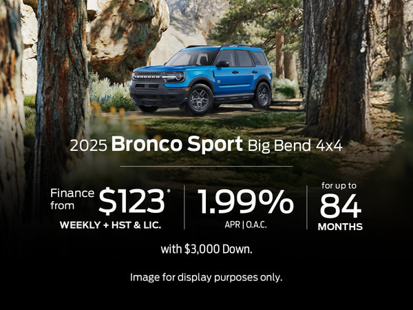 Finance 2025 Bronco Sport Big Bend