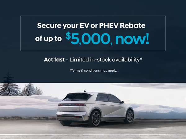 Secure Your EV Rebate with Hyundai!