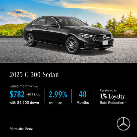 2025 C 300 4MATIC Sedan - Lease and Finance Offers