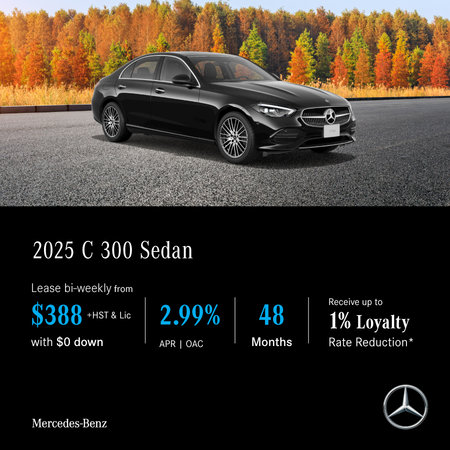 2025 C 300 4MATIC Sedan - Lease and Finance Offers