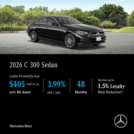 2026 C 300 4MATIC Sedan - Lease and Finance Offers