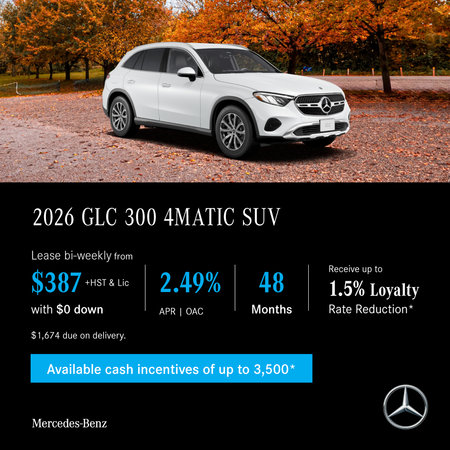 2026 GLC 300 4MATIC SUV - Lease and Finance Offers