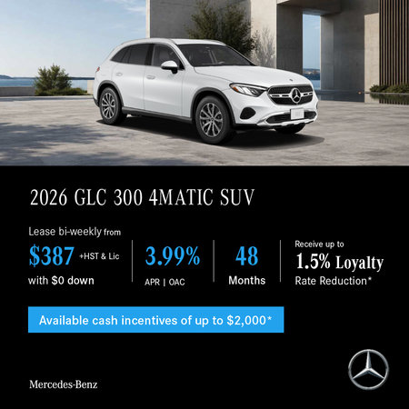 2026 GLC 300 4MATIC SUV - Lease and Finance Offers