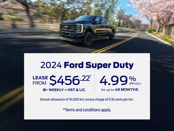 2024 Ford Super Duty Special Offer