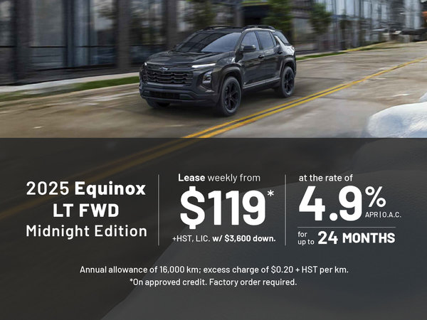 2025 Chevrolet Equinox Lease Offer