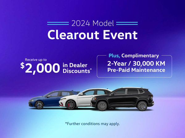 2024 VW Model Clearout Event