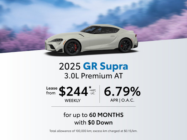 2025 GR Supra Lease Offer