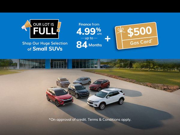 GM Small SUV - $500 Coupon